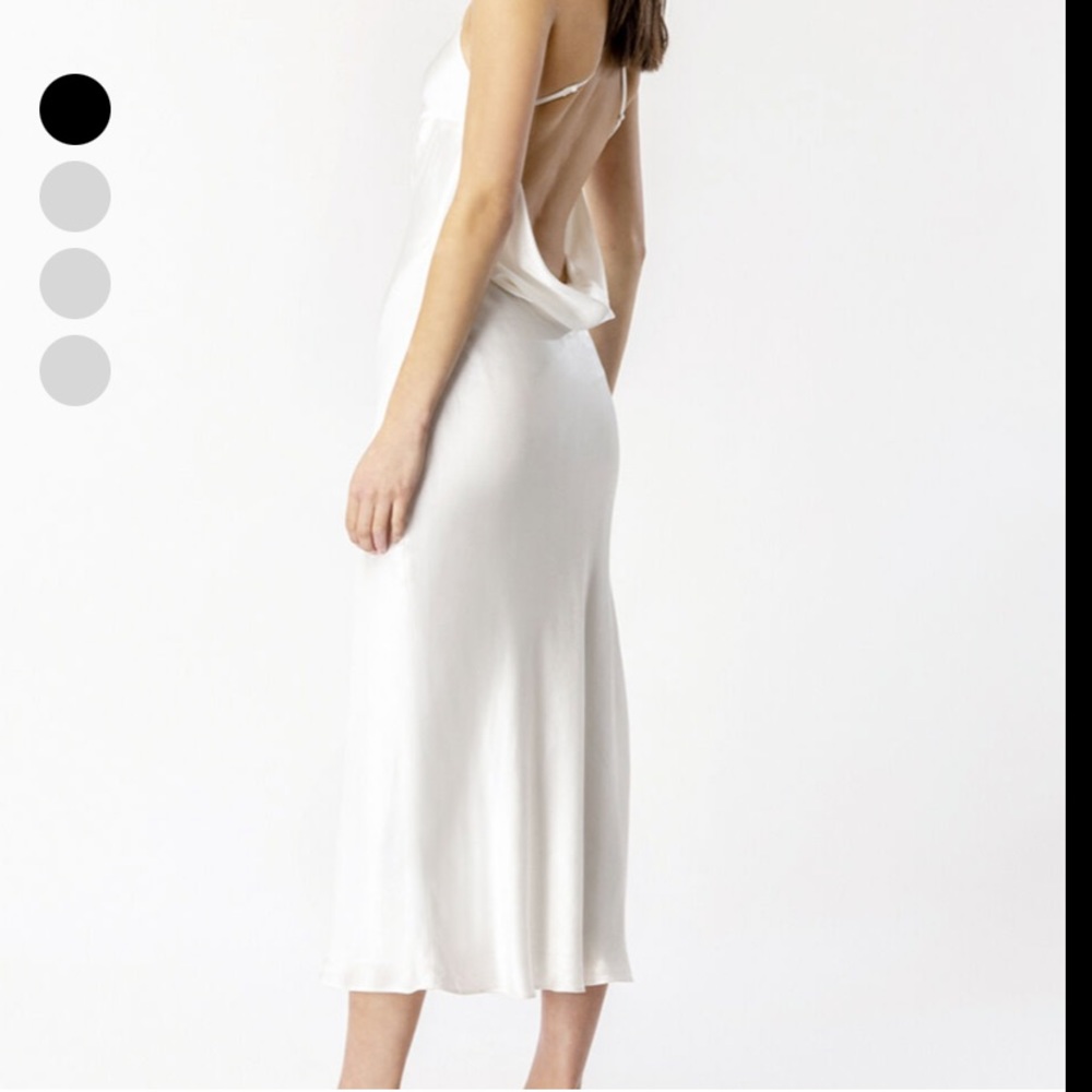 NWT BARDOT MILA COWL BACK SLIP DRESS IN ORCHID WHT US 10 AU 14